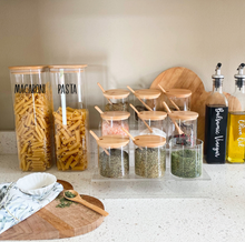 Load image into Gallery viewer, Food Jar Set - Square