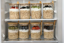 Load image into Gallery viewer, Round Glass Jar With Attached Spoon