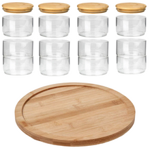 Load image into Gallery viewer, Three Tier Stack & Bamboo Lazy Susan