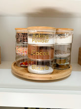 Load image into Gallery viewer, Three Tier Stack & Bamboo Lazy Susan