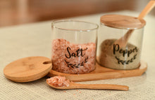 Load image into Gallery viewer, Clear Solid Round Label with floral decal