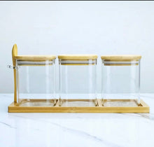 Load image into Gallery viewer, Triple Jar Set - Tea & Coffee