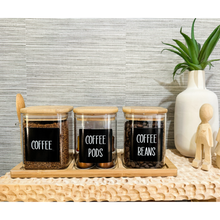 Load image into Gallery viewer, Black Solid Square Labels