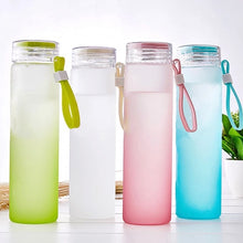 Load image into Gallery viewer, Frosted Glass Drinking Bottles