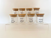 Load image into Gallery viewer, Clear Solid Round Label with floral decal