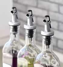 Load image into Gallery viewer, Bamboo Kitchen Spice/Herb Jars with Oil & Vinegar Storage Set