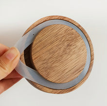Load image into Gallery viewer, Round Glass Jar With Acacia Wood Lid - All Sizes