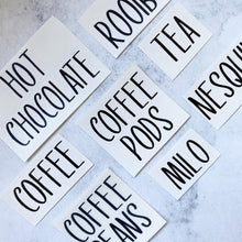 Load image into Gallery viewer, Cut Out Labels for Medium to Large Jars