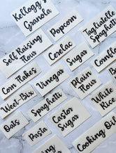 Load image into Gallery viewer, Cut Out Labels for Medium to Large Jars