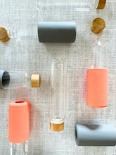 Load image into Gallery viewer, Glass Drinking Bottle with Bamboo Lid