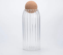 Load image into Gallery viewer, Glass Jar With Ball Cork Lid