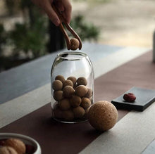 Load image into Gallery viewer, Glass Jar With Ball Cork Lid