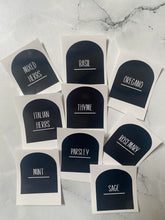 Load image into Gallery viewer, Black Solid Arch Labels