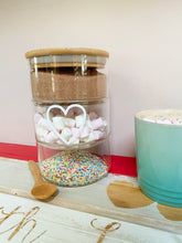 Load image into Gallery viewer, Three Tier Stackable Jar With Bamboo Lid