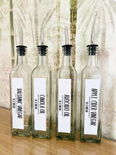 Load image into Gallery viewer, Oil & Vinegar Bottle Labels