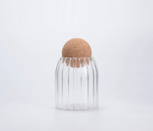 Load image into Gallery viewer, Glass Jar With Ball Cork Lid