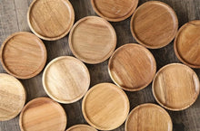 Load image into Gallery viewer, Round Glass Jar With Acacia Wood Lid - All Sizes