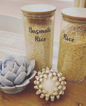 Load image into Gallery viewer, Round Glass Jars - Natural Bamboo Lid (All Sizes)