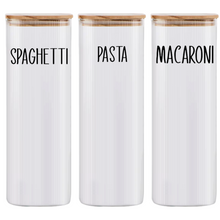 Load image into Gallery viewer, Pasta Jar Set - Square
