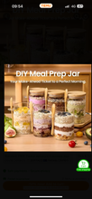 Load image into Gallery viewer, Glass Jar With Attached Spoon
