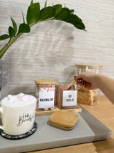 Load image into Gallery viewer, Square Jars With Tray &amp; Spoon Hot Chocolate &amp; Coffee
