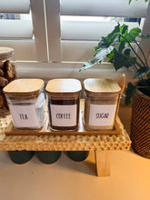 Load image into Gallery viewer, Triple Jar Set - Tea &amp; Coffee
