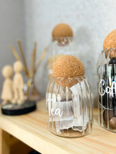 Load image into Gallery viewer, Glass Tea &amp; Coffee Set With Cork Lid
