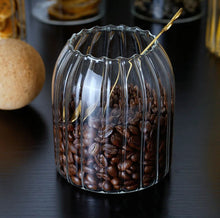 Load image into Gallery viewer, Glass Tea &amp; Coffee Set With Cork Lid
