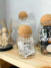 Load image into Gallery viewer, Glass Tea &amp; Coffee Set With Cork Lid
