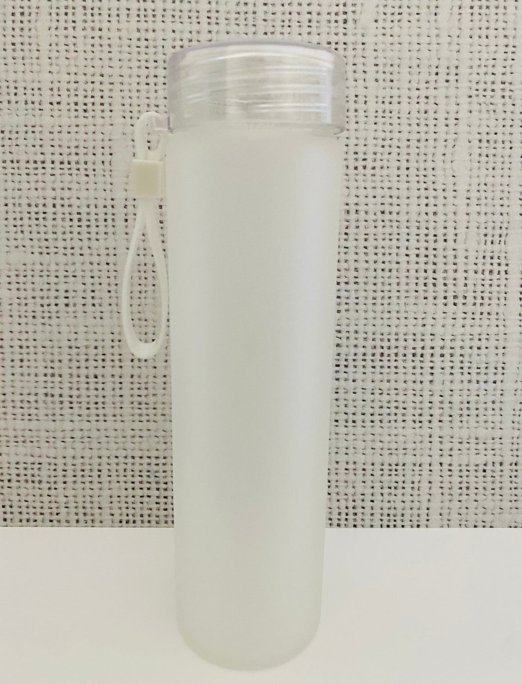 White Frosted Drinking Bottle