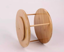 Load image into Gallery viewer, Bamboo Two Tier Rotatable Lazy Susan
