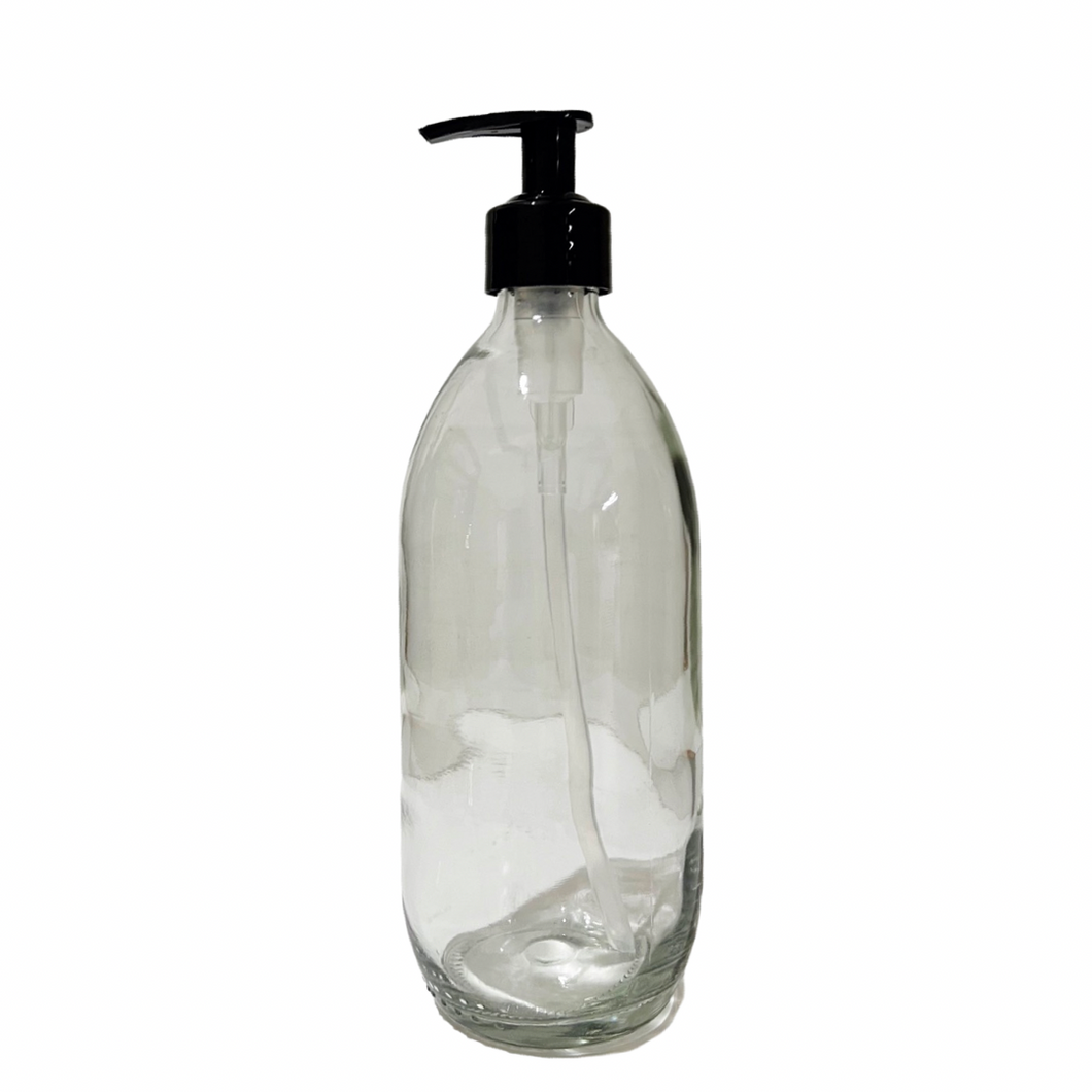 Clear Glass Bottle 500ml