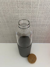 Load image into Gallery viewer, Glass Drinking Bottle with Bamboo Lid
