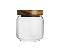 Load image into Gallery viewer, Round Glass Jar With Acacia Wood Lid (All Sizes &amp; Sets)
