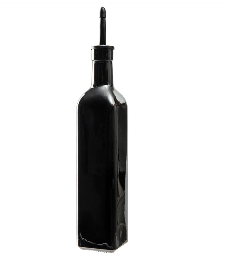 Oil & Vinegar Bottle - Black & White